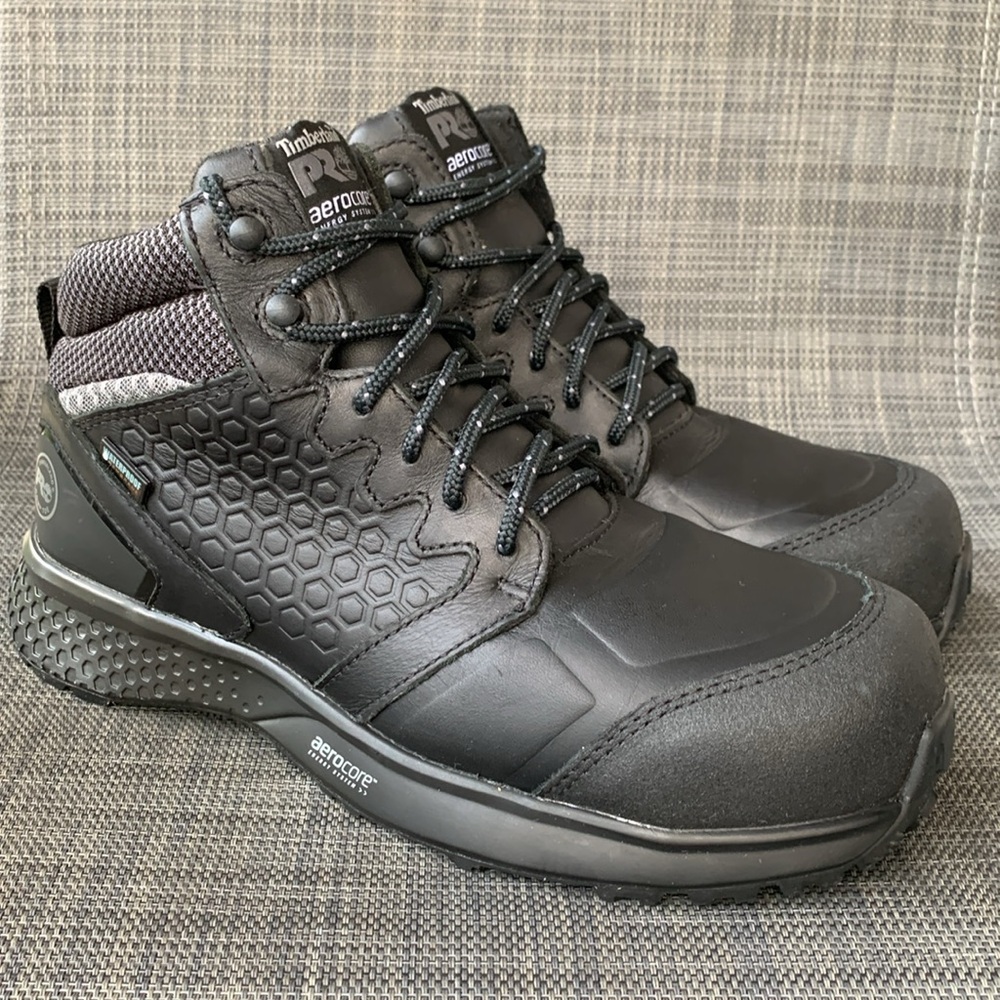 Timberland PRO Women's Reaxion Composite Safety Toe Boots Work shoes 8.5